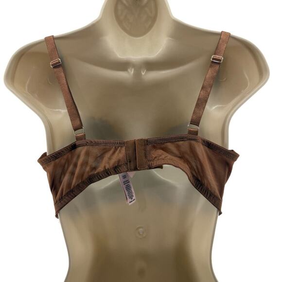Victoria's Secret Dream Angels Lightly-Lined Lace Demi Bra Chocolatey Lace 36DD - Picture 8 of 8
